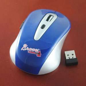 Atlanta Braves MLB Wireless Field Mouse:  Sports & Outdoors