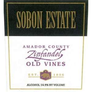  2010 Sobon Estate Old Vines Zinfandel 750ml Grocery 