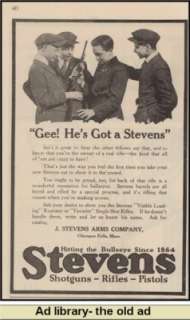 1920 AD Stevens shotguns riffles pistols Chicopee Falls  