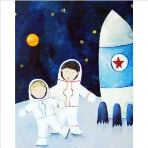 Cici Art Factory Brothers on the Moon Paper Prints:  