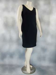Little Black Dress V Neck Misses & Plus Sizes 2 28 Above Knee & Knee 