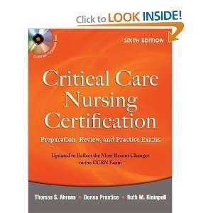  PaperbackCritical Care Nursing Certification 6th (Sixth 