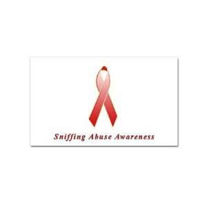  Sniffing Abuse Awareness Rectangular Sticker Office 
