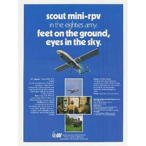  1982 IAI Israel Aircraft Industries Scout Mini RPV Print 