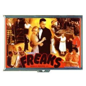 FREAKS CIRCUS SIDESHOW POSTER ID Holder, Cigarette Case or Wallet 
