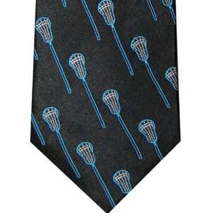   Sports Woven Lacrosse Stick  Black Lacrosse Tie