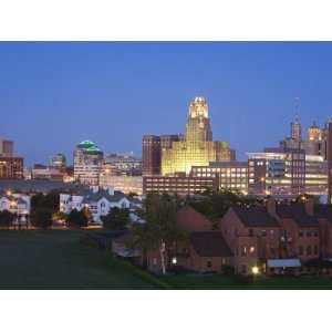  Buffalo City Skyline, New York State, United States of 