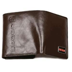  Dodge Hemi Brown Leather Trifold Wallet By Motorhead 