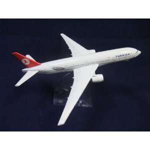  16cm metal scale plane model b777 turkey airlines 