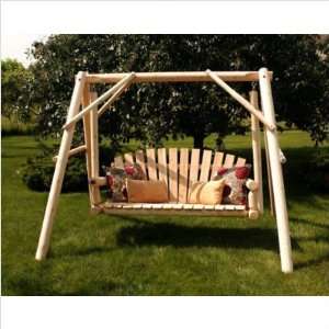  Moon Valley Rustic M110 4 Lawn Swing Finish: Unfinished 