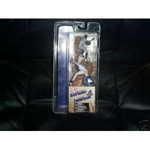  Yankees Soriano Johnson Action Figurine Official Toys 