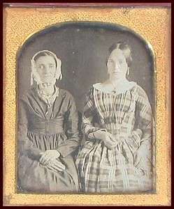 Sixth Plate Daguerreotype 6th Plate Photo Case Women Mother Daughter 