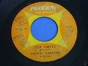 CHUBBY CHECKER The Twist Original Parkway 45  