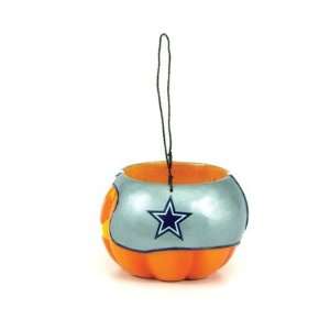  Dallas Cowboys Nfl Halloween Pumpkin Candy Bucket (5.5 