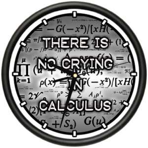  CALCULUS Wall Clock math mathematics teacher numbers formulas 