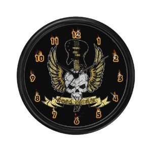  Head Banger Skull Music Wall Clock by 