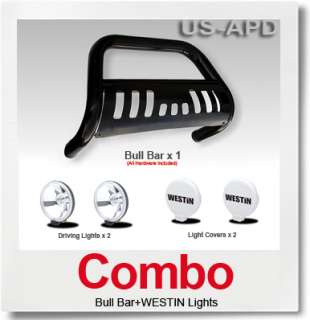 Combo07 11 Silverado 1500 Bull Bar Black+Westin Light  