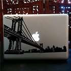 Brooklyn Bridge skyline macbook laptop skin vinyl decal, New York City 