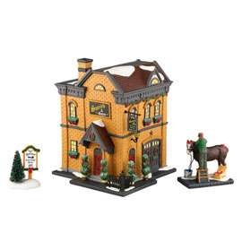 Dept 56 Christmas in the City CITY PARK CARRIAGE HOUSE Gift Set of 3 