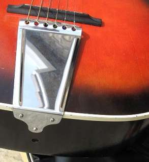 Vintage Silvertone Model 319 Acoustic Guitar with Bag & Strap  