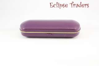 Clamshell Hard Sunglass Case Purple Front