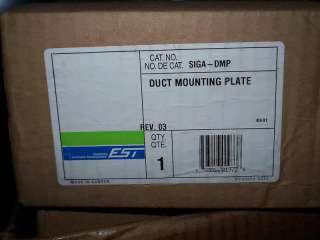 New EST Siga DMP Duct Detector Mounting Plate Red  