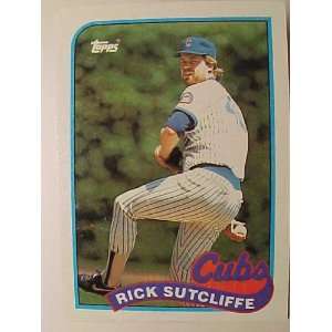  1989 Topps #520 Rick Sutcliffe [Misc.]