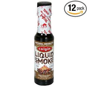 Colgin Liquid Smoke Mesquite Flavor, 4 Ounce Bottles (Pack of 12 