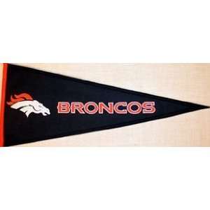  Denver Broncos 32x13 Traditions Wool Pennant Sports 