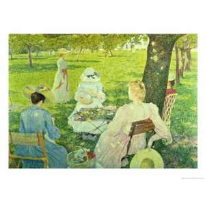  In the Orchard by Theo van Rysselberghe 1000 Piece Puzzle 