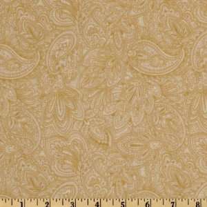   Holiday Dazzle Paisley Cream Fabric By The Yard: Arts, Crafts & Sewing