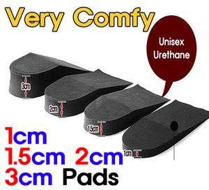Height Increase shoes Inserts Insoles Heel Lifts Pads 1cm 1.5cm 2cm 