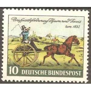  Postage Stamp Germany Bundespost 1st Taxi Postilion A143 
