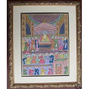   : Elegant Traditional Old Time Mughal Paper Painting: Everything Else
