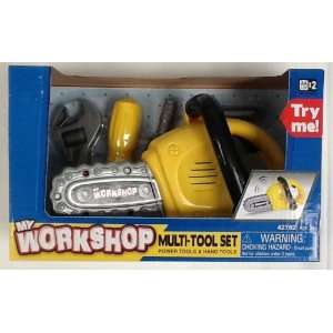  My Workshop Multi Tool Set Chainsaw: Toys & Games