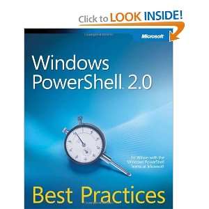 com Windows PowerShell 2.0 Best Practices (Best Practices (Microsoft 