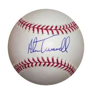 Detroit Tigers Alan Trammell Autographed Baseball Sports 