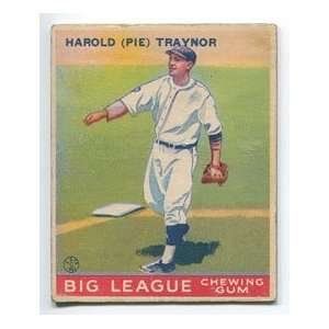 Pie Traynor 1933 Goudey Card 