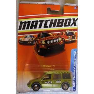    Matchbox 2010 Ford Transit Connect Taxi #59 GREEN Toys & Games