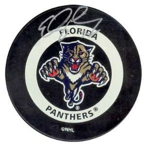  Ed Jovanovski Hockey Puck Autographed / Signed Florida 