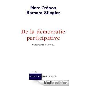 De la démocratie participativeFondements et limites (French Edition 