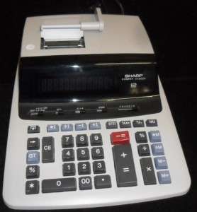 Sharp Compet VX 2652H 12 Digit Printing Calculator Nice  