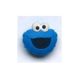 Cookie Monster in Sesame Street Jibbitz Crocs Hole Bracelet Shoe Charm 