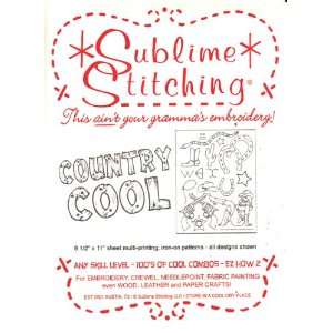  Embroidery Patterns: Country Cool: Arts, Crafts & Sewing