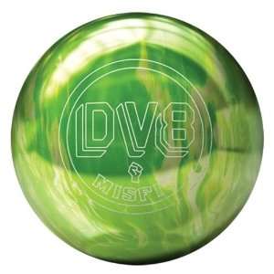  DV8 Misfit Bowling Ball  Green/White
