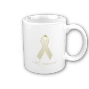  COPD Awareness Ribbon Coffee Mug 