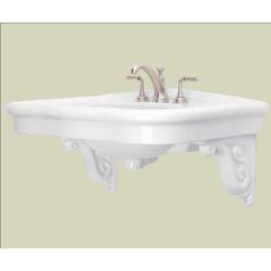   Thomas Creations 5061.080.01 Parisian Console with Wall Corbels, White