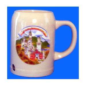    German Neuschwanstein Castle Stoneware Beer Mug: Everything Else