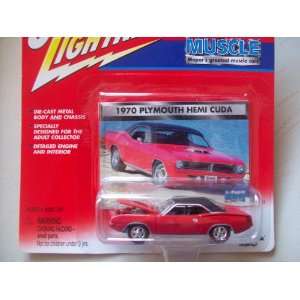   : Johnny Lightning Mopar Muscle 1970 Plymouth Hemi Cuda: Toys & Games