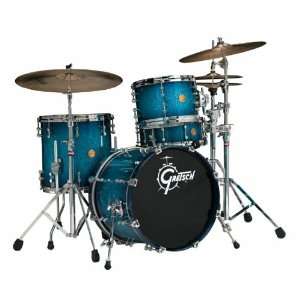 Gretsch Drums New Classic NC S483 OSB 3 Piece Drum Set, Ocean Sparkle 
